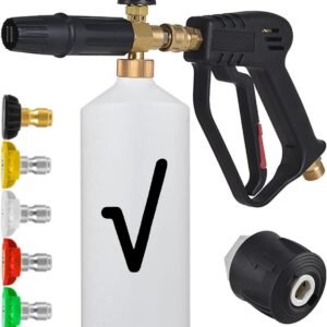 Pistolet HP avec canon mousse/buses